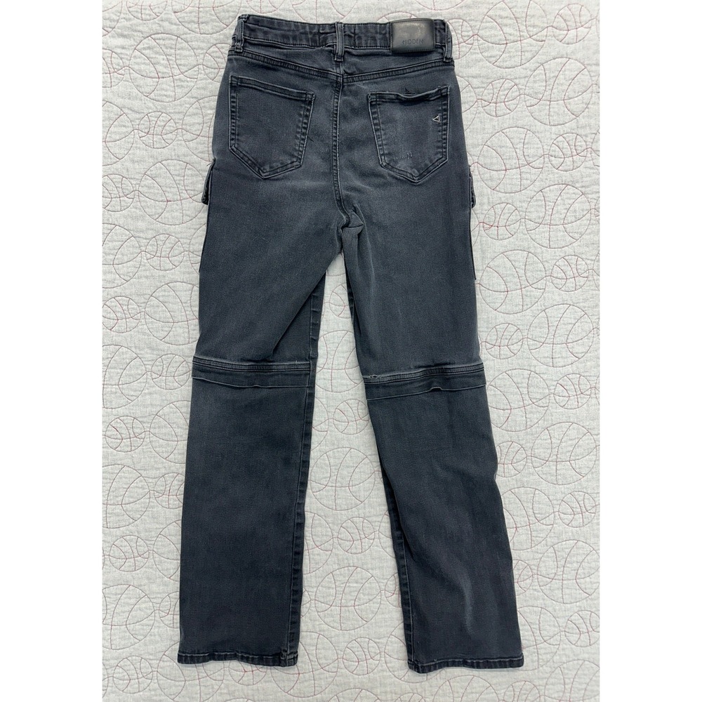 Hidden‎ Los Angeles Cargo Pants Black Straight Leg Utility / Women's 28 - Picture 2 of 8
